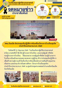 79/2569 สพม.ร้อยเอ็ด จัดประชุมเชิงปฏิบัติการขับเคลื่อนโครงการโรงเรียนสุจริต
